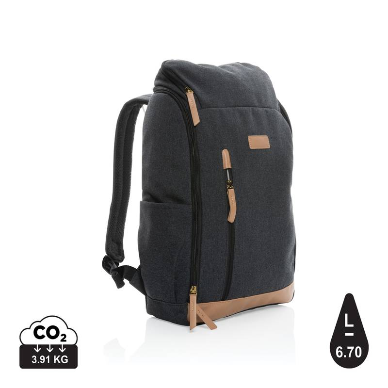 Batoh na 15" notebook Impact z 16 oz. recykl. canvas AWARE™ Batoh na 15" notebook Impact z 16 oz. recykl. canvas AWARE™