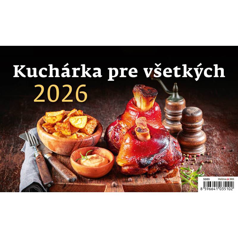 Kalendár Kuchárka pre všetkých, 2026 Kalendár Kuchárka pre všetkých, 2026