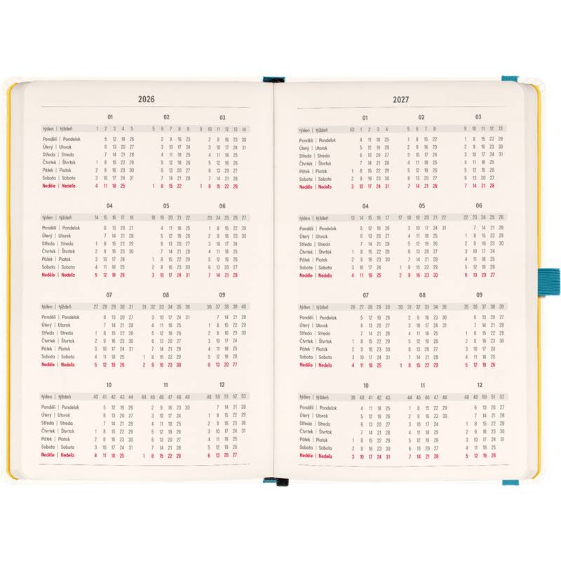 NOTIQUE Planbook diár/notes Herbár 2026, 13 x 21 cm NOTIQUE Planbook diár/notes Herbár 2026, 13 x 21 cm