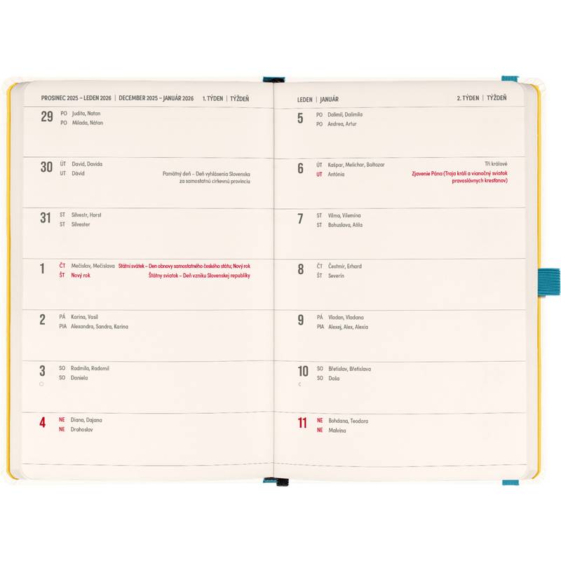 NOTIQUE Planbook diár/notes Herbár 2026, 13 x 21 cm NOTIQUE Planbook diár/notes Herbár 2026, 13 x 21 cm