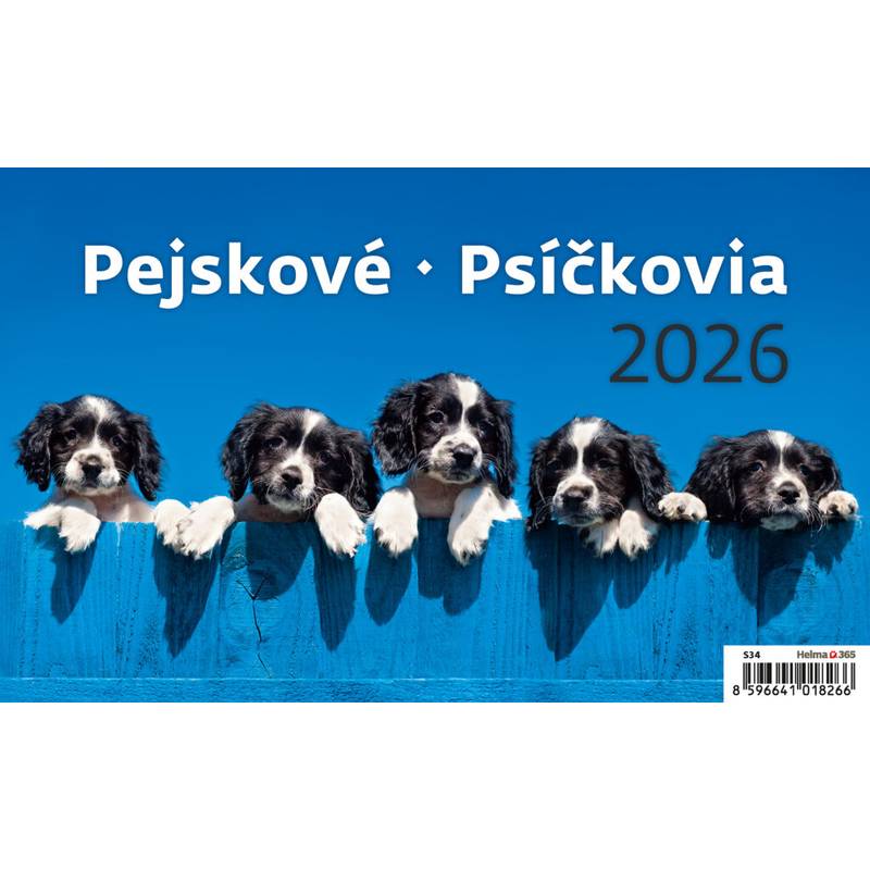 Kalendář Pejskové, 2026 Kalendář Pejskové, 2026
