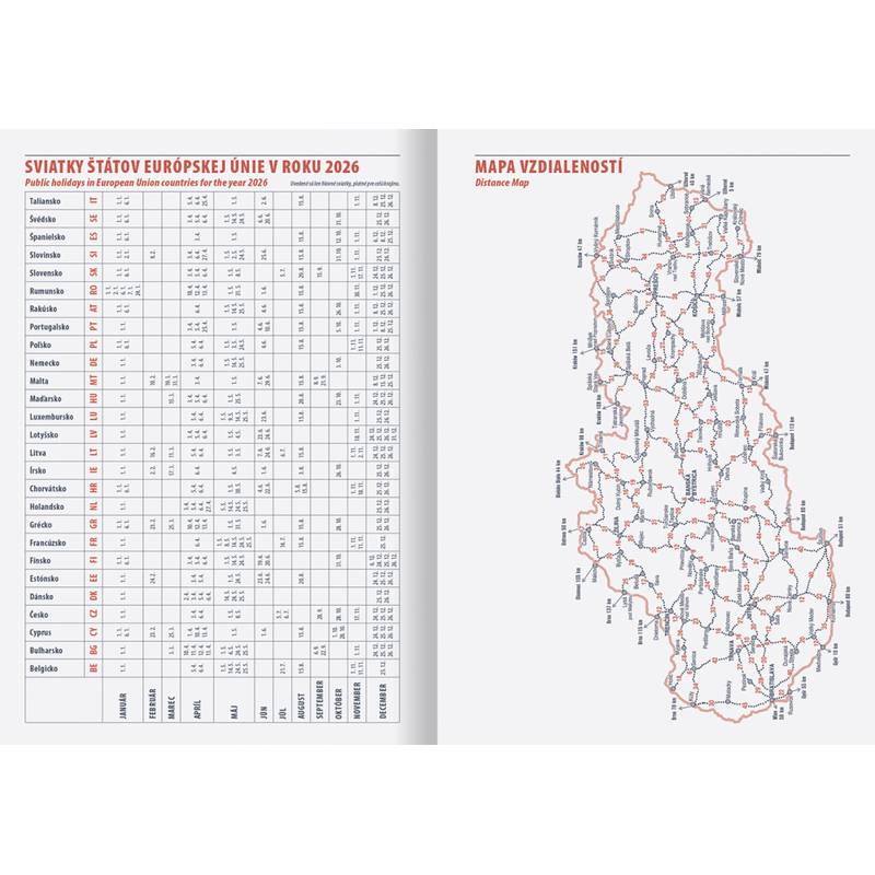 Denný diár Manager 2026 - modrý Denný diár Manager 2026 - modrý