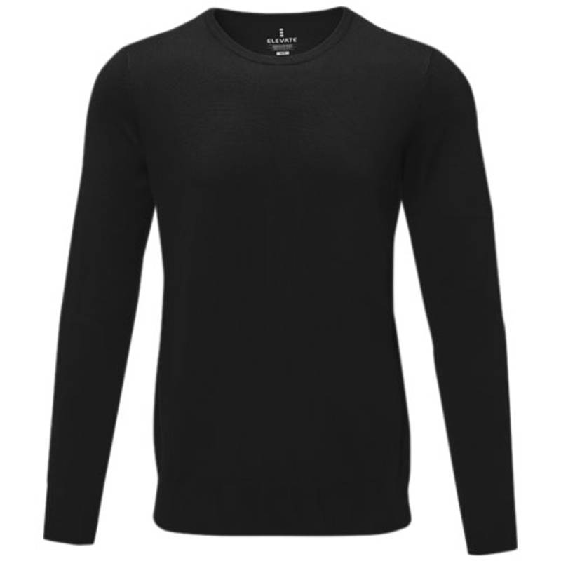 Pánský sveter s kruhovým límcom Merrit, čierna Pánský sveter s kruhovým límcom Merrit, čierna