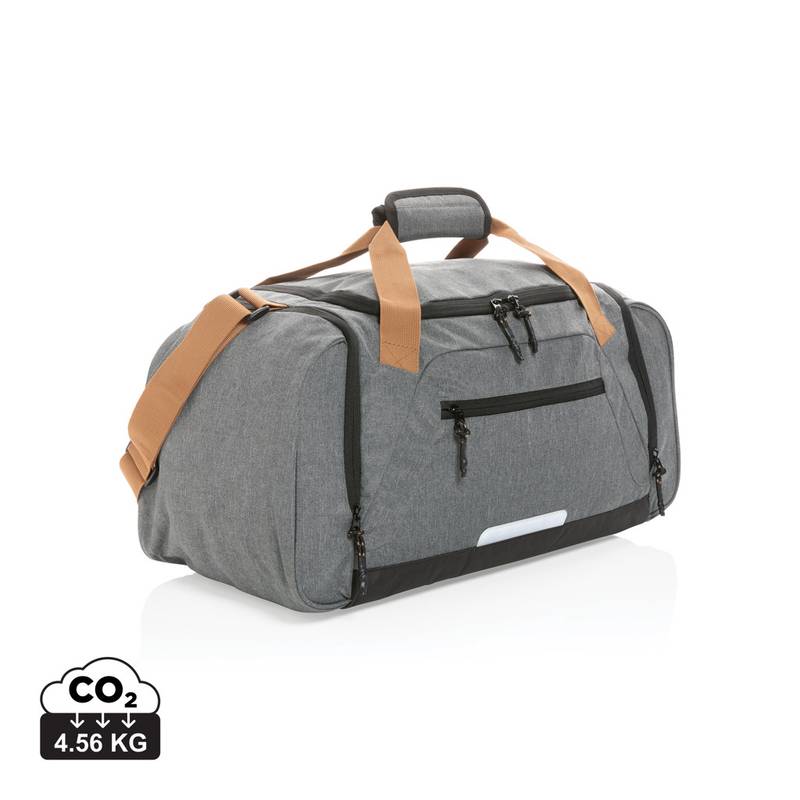 Urban outdoor víkendová taška Impact z rPET AWARE™, sivá Urban outdoor víkendová taška Impact z rPET AWARE™, sivá