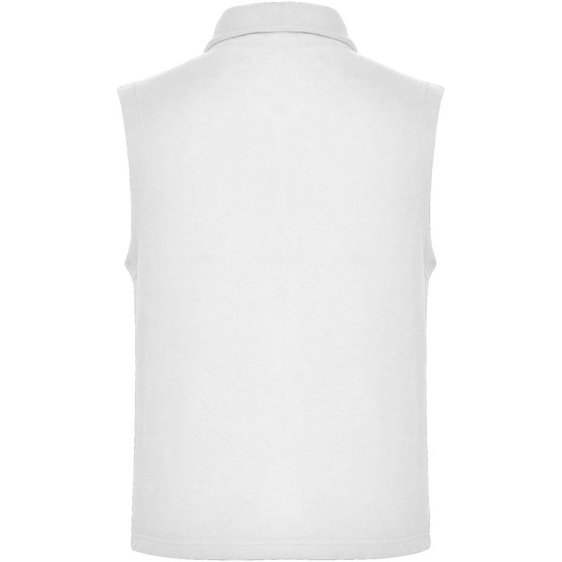 Bellagio unisex flísová vesta, biela, 2XL Bellagio unisex flísová vesta, biela, 2XL