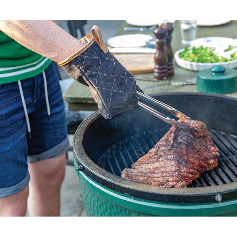 Prémiová kuchynská chňapka z canvas materiálu, čierna Prémiová kuchynská chňapka z canvas materiálu, čierna