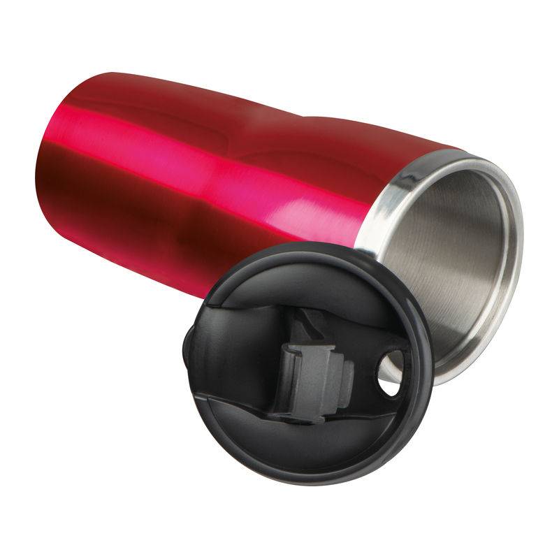 Termohrnček s nerezovým povrchom, 480 ml, červená Termohrnček s nerezovým povrchom, 480 ml, červená