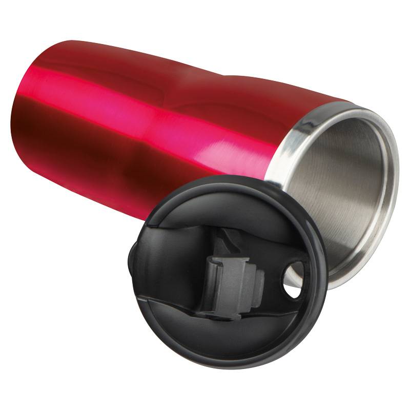 Termohrnček s nerezovým povrchom, 480 ml, červená Termohrnček s nerezovým povrchom, 480 ml, červená