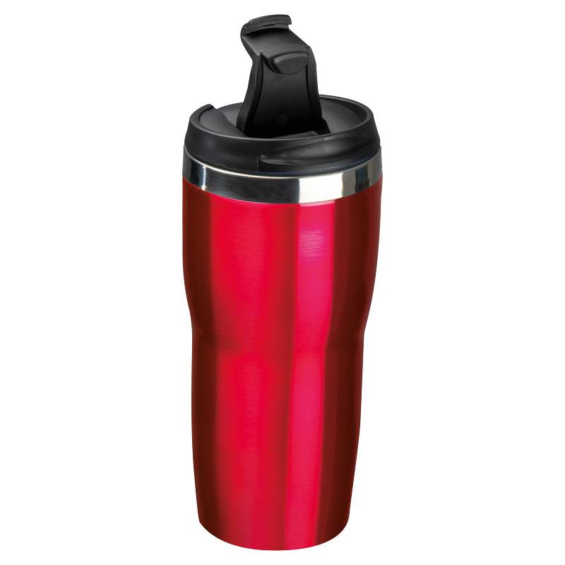 Termohrnček s nerezovým povrchom, 480 ml, červená Termohrnček s nerezovým povrchom, 480 ml, červená