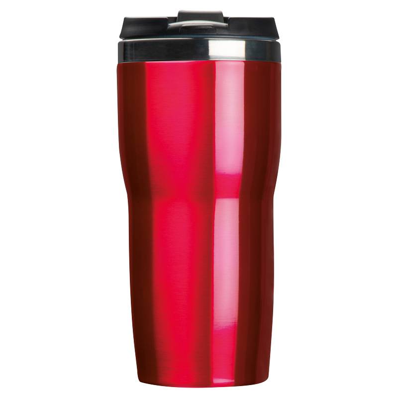 Termohrnček s nerezovým povrchom, 480 ml, červená Termohrnček s nerezovým povrchom, 480 ml, červená