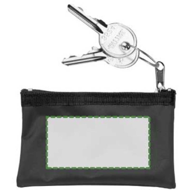 Klíčenka, peněženka na zip, černá / HOLMES / Klíčenka, peněženka na zip, černá / HOLMES /