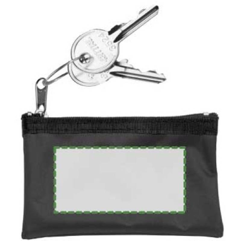 Klíčenka, peněženka na zip, černá / HOLMES / Klíčenka, peněženka na zip, černá / HOLMES /