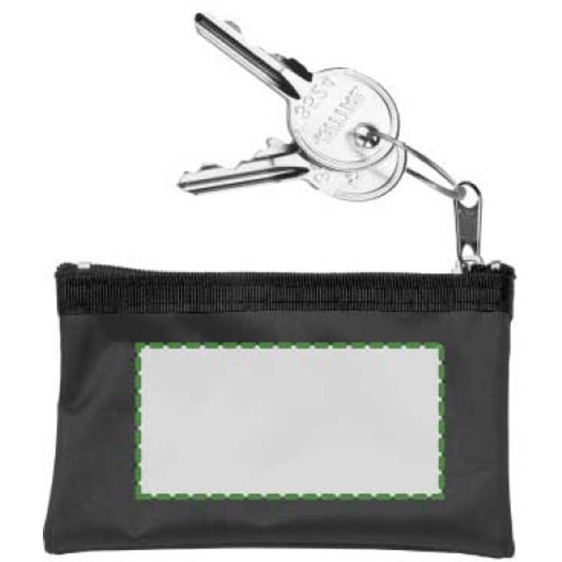 Klíčenka, peněženka na zip, černá / HOLMES / Klíčenka, peněženka na zip, černá / HOLMES /