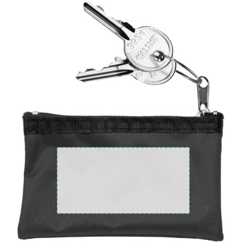 Klíčenka, peněženka na zip, černá / HOLMES / Klíčenka, peněženka na zip, černá / HOLMES /