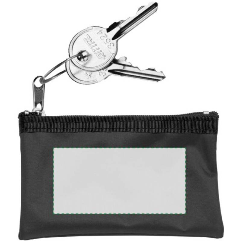 Klíčenka, peněženka na zip, černá / HOLMES / Klíčenka, peněženka na zip, černá / HOLMES /