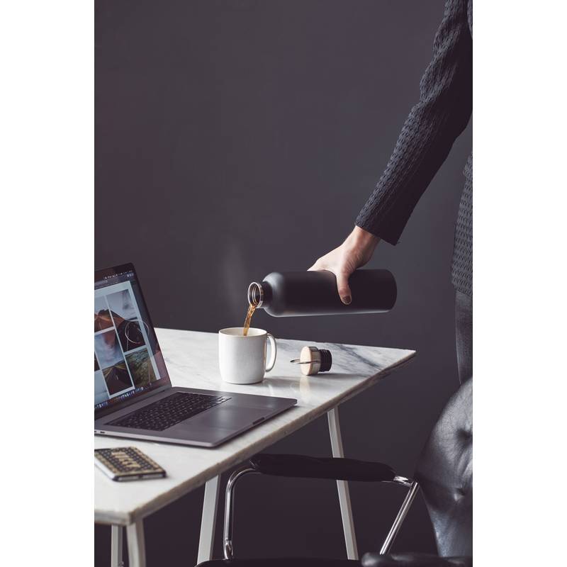 Veľká termofľaša VINGA Miles 1 000 ml, čierna Veľká termofľaša VINGA Miles 1 000 ml, čierna