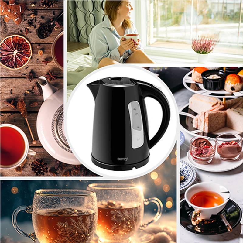 Rychlovarná konvice plastová 1,7L, CAMRY CR1255b Rychlovarná konvice plastová 1,7L, CAMRY CR1255b