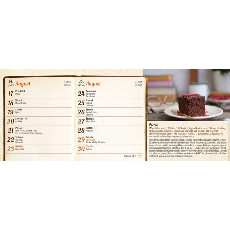 Stolový kalendár Recepty starej mamy 2026 Stolový kalendár Recepty starej mamy 2026