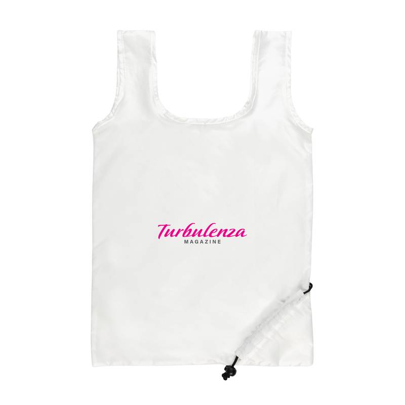 Skladacia nákupná taška Impact zo 190T RPET AWARE™, biela Skladacia nákupná taška Impact zo 190T RPET AWARE™, biela