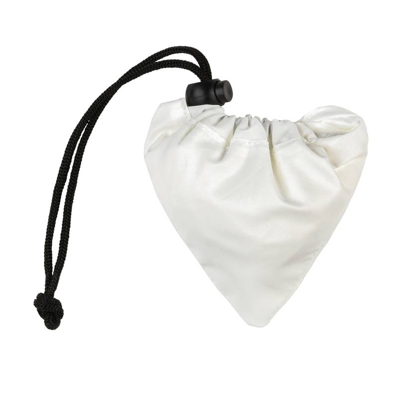 Skladacia nákupná taška Impact zo 190T RPET AWARE™, biela Skladacia nákupná taška Impact zo 190T RPET AWARE™, biela