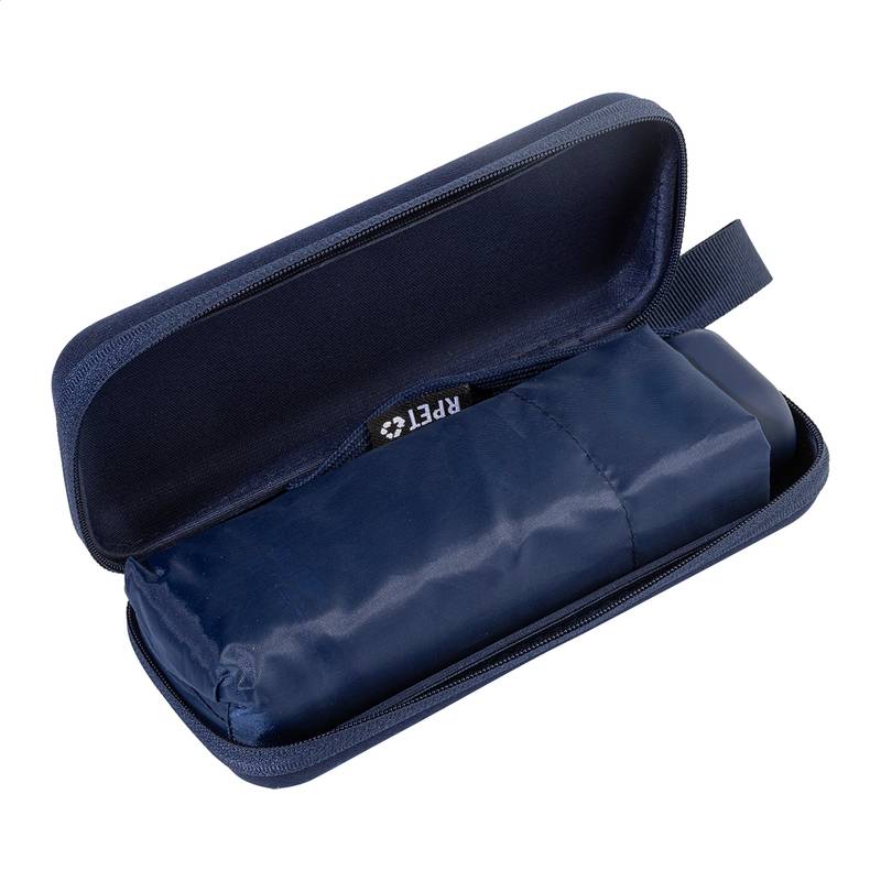 Fractus mini RPET dáždnik, modrá Dark Fractus mini RPET dáždnik, modrá Dark