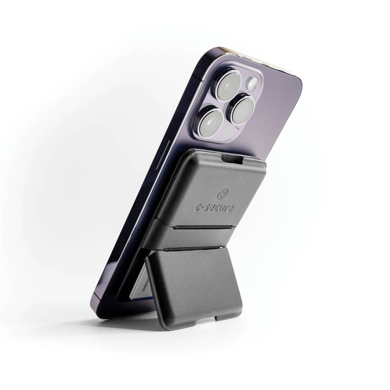 C-Secure MagSafe peněženka na telefon, černá C-Secure MagSafe peněženka na telefon, černá