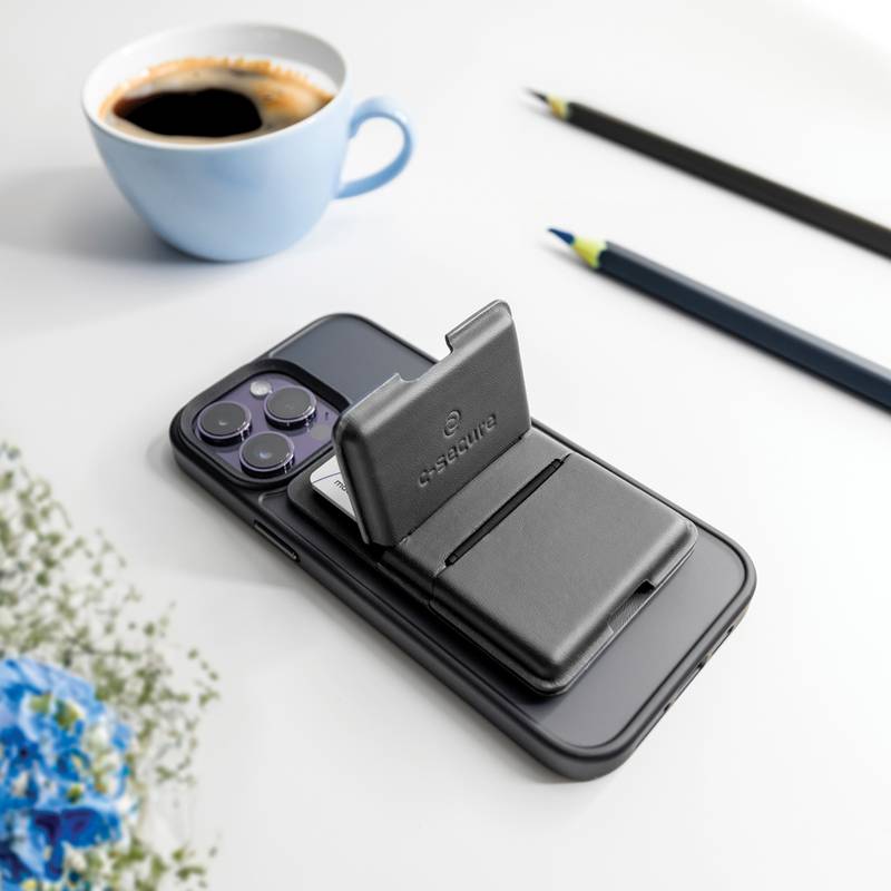 C-Secure MagSafe peněženka na telefon, černá C-Secure MagSafe peněženka na telefon, černá