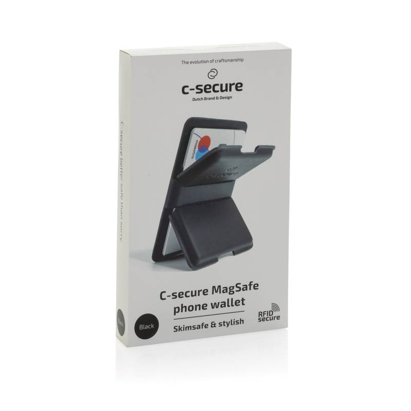 C-Secure MagSafe peněženka na telefon, černá C-Secure MagSafe peněženka na telefon, černá