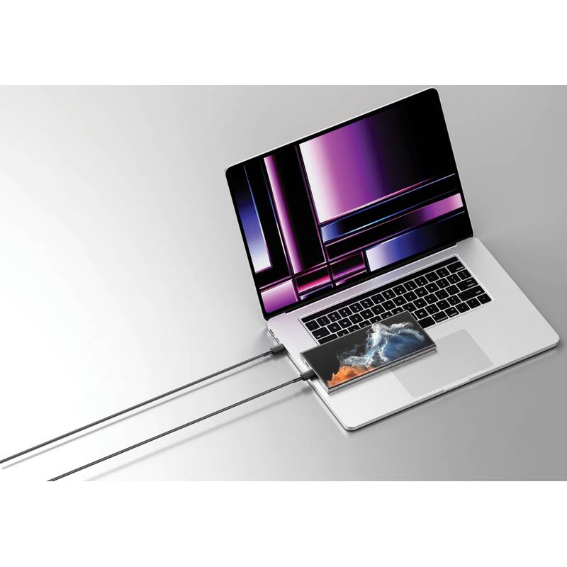 Anker USB-C na USB-C kabel 1,8 m 60 W, šedá - černá Anker USB-C na USB-C kabel 1,8 m 60 W, šedá - černá