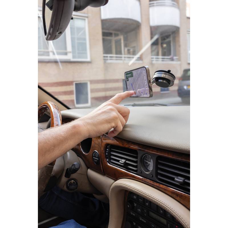 Terra 360 RCS uni. držiak na telefón z rec. plastu, čierna - sivá Terra 360 RCS uni. držiak na telefón z rec. plastu, čierna - sivá