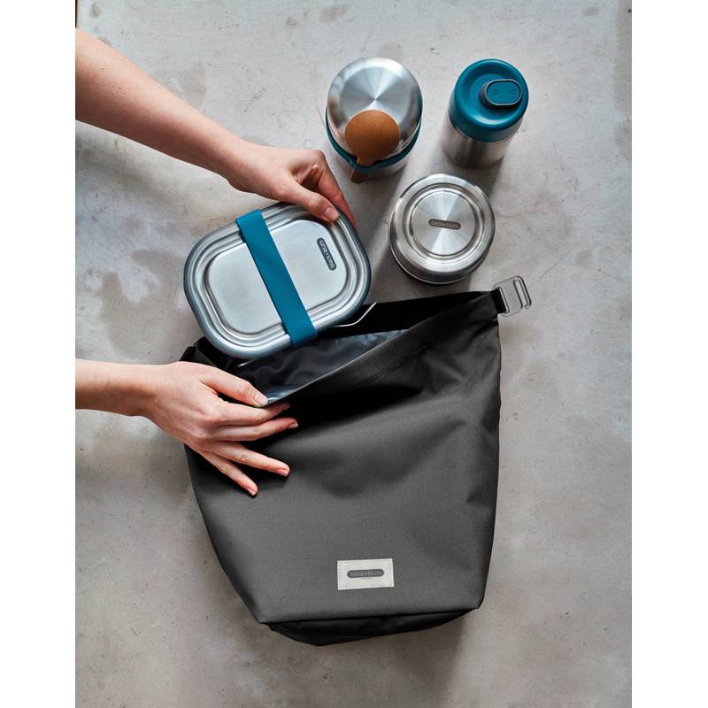 Izolovaná/chladiaca taška na obed 6,7l Black+Blum, čierna Izolovaná/chladiaca taška na obed 6,7l Black+Blum, čierna