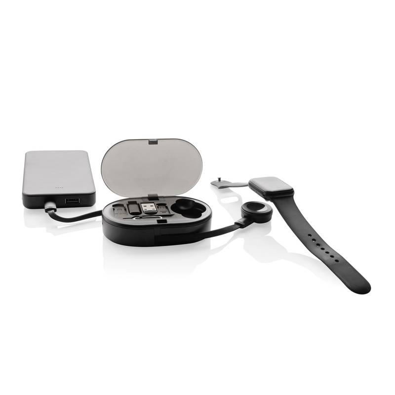 Chargevix RCS multifunkční nabíjecí sada 60 W z rec. plastu, černá Chargevix RCS multifunkční nabíjecí sada 60 W z rec. plastu, černá