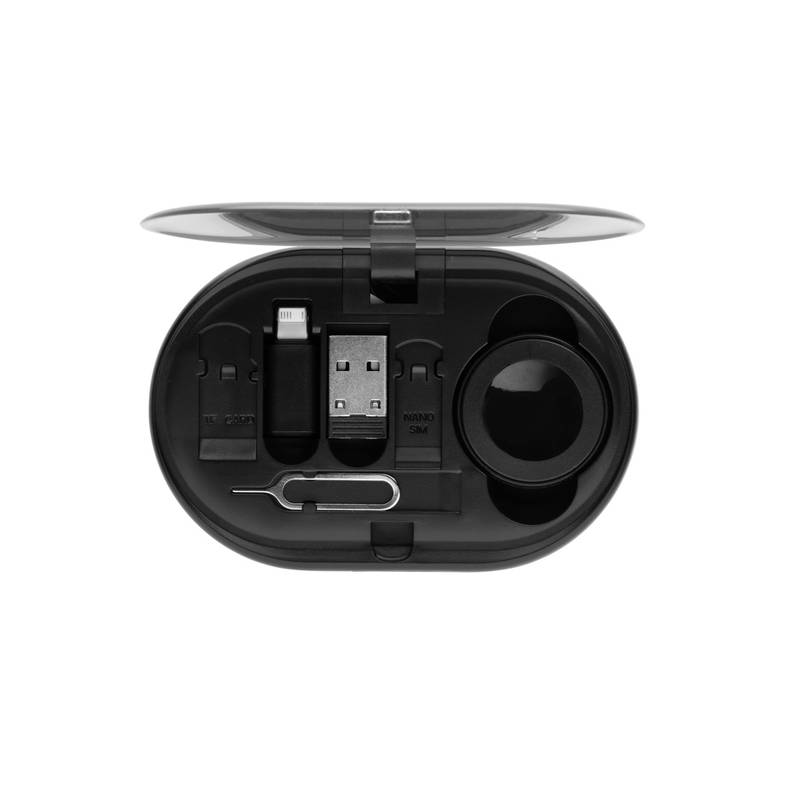 Chargevix RCS multifunkční nabíjecí sada 60 W z rec. plastu, černá Chargevix RCS multifunkční nabíjecí sada 60 W z rec. plastu, černá