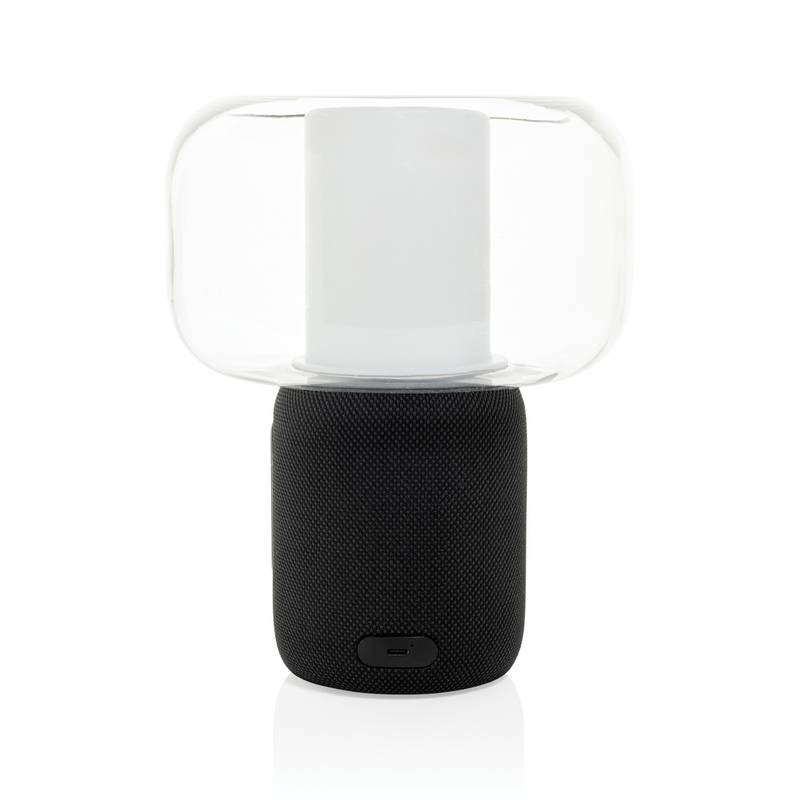 Lux RCS reproduktorová lampa z rec. plastu 10 W, čierna Lux RCS reproduktorová lampa z rec. plastu 10 W, čierna