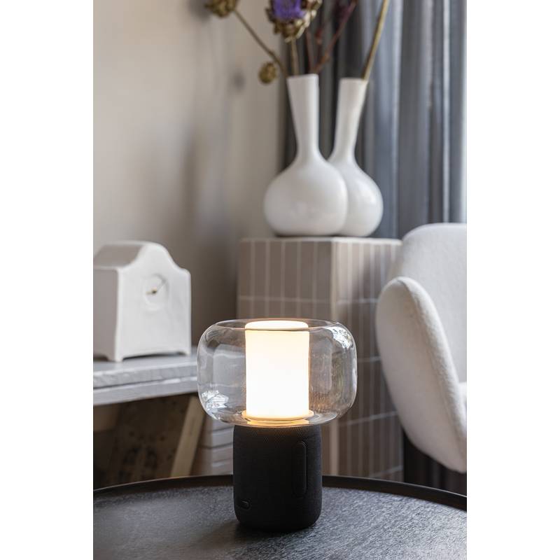 Lux RCS reproduktorová lampa z rec. plastu 10 W, čierna Lux RCS reproduktorová lampa z rec. plastu 10 W, čierna