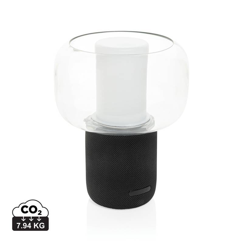 Lux RCS reproduktorová lampa z rec. plastu 10 W, čierna Lux RCS reproduktorová lampa z rec. plastu 10 W, čierna