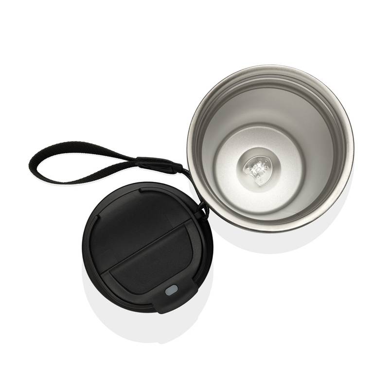 Swiss Peak RCS cert. Luxusní business sada s termohrnkem, černá Swiss Peak RCS cert. Luxusní business sada s termohrnkem, černá