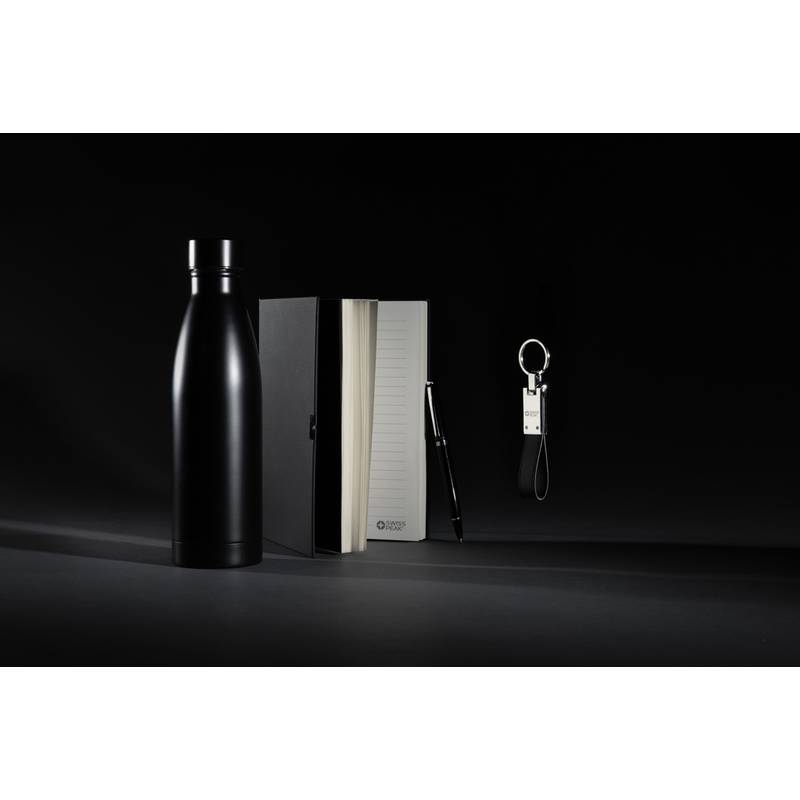 Swiss Peak RCS luxus. dárek. business sada s lahví na vodu, černá Swiss Peak RCS luxus. dárek. business sada s lahví na vodu, černá