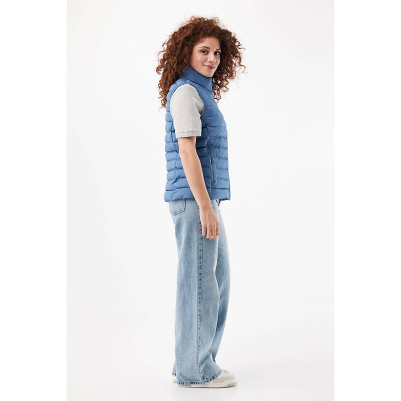 Dámská vesta IQONIQ Meru z recykl. polyesteru, modrá Moon, L Dámská vesta IQONIQ Meru z recykl. polyesteru, modrá Moon, L