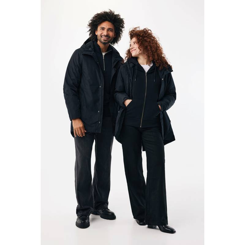 IQONIQ Thelon parka z recyklovaného polyesteru, černá, 4XL IQONIQ Thelon parka z recyklovaného polyesteru, černá, 4XL