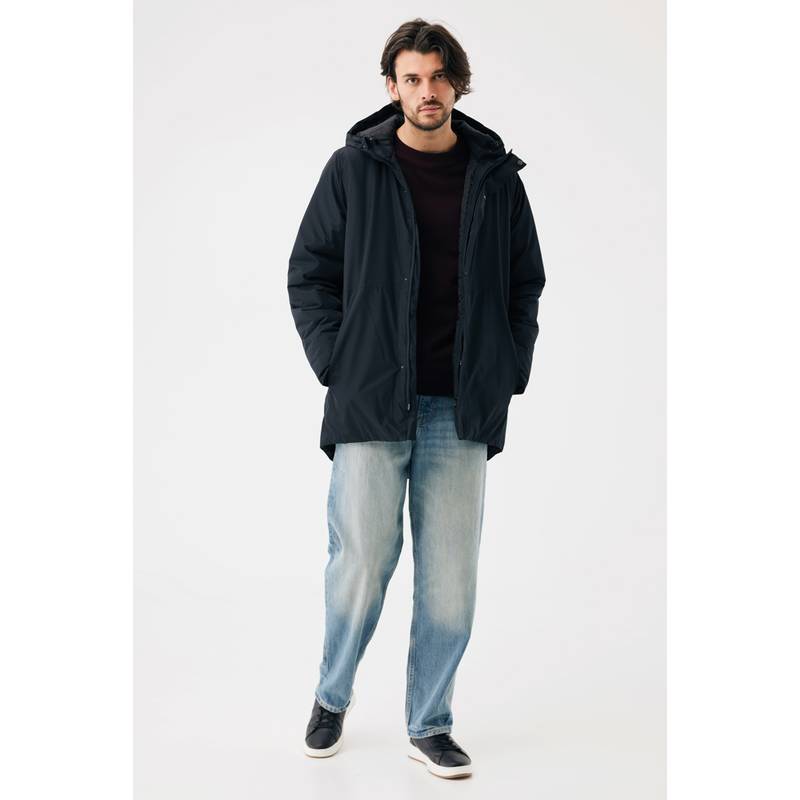 IQONIQ Thelon parka z recyklovaného polyesteru, čierna, 4XL IQONIQ Thelon parka z recyklovaného polyesteru, čierna, 4XL