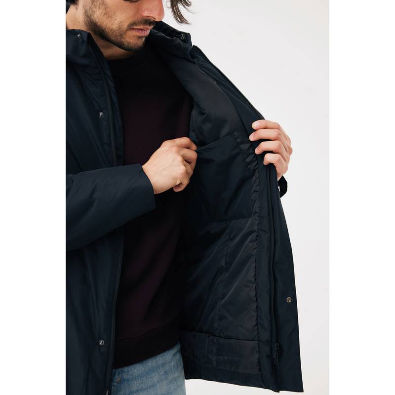IQONIQ Thelon parka z recyklovaného polyesteru, čierna, 4XL IQONIQ Thelon parka z recyklovaného polyesteru, čierna, 4XL