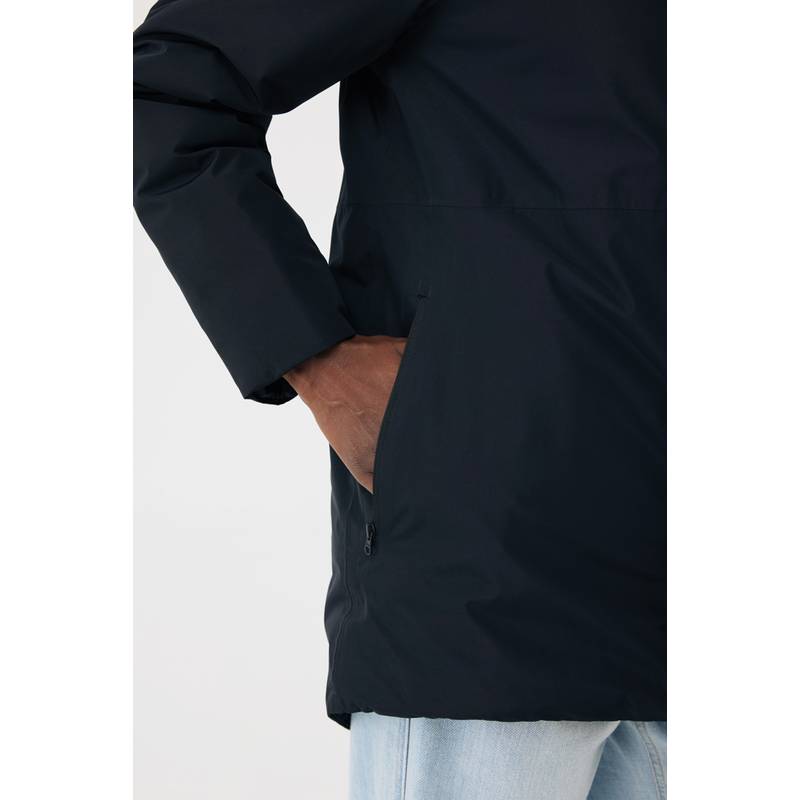 IQONIQ Thelon parka z recyklovaného polyesteru, čierna, 4XL IQONIQ Thelon parka z recyklovaného polyesteru, čierna, 4XL
