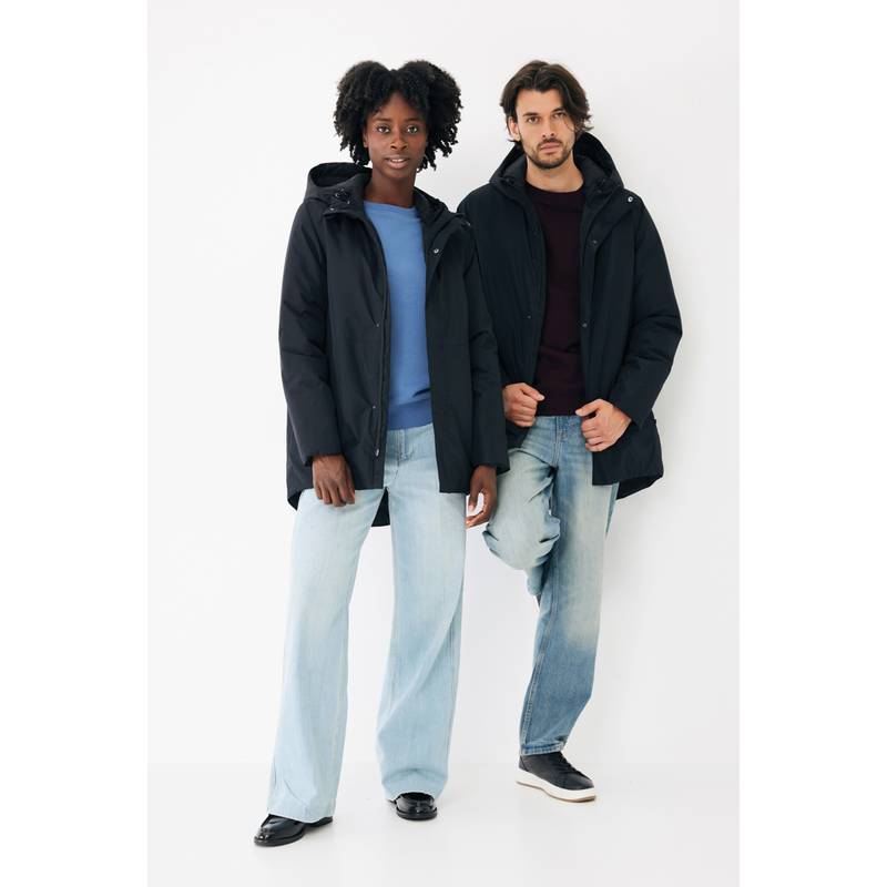 IQONIQ Thelon parka z recyklovaného polyesteru, čierna, 4XL IQONIQ Thelon parka z recyklovaného polyesteru, čierna, 4XL