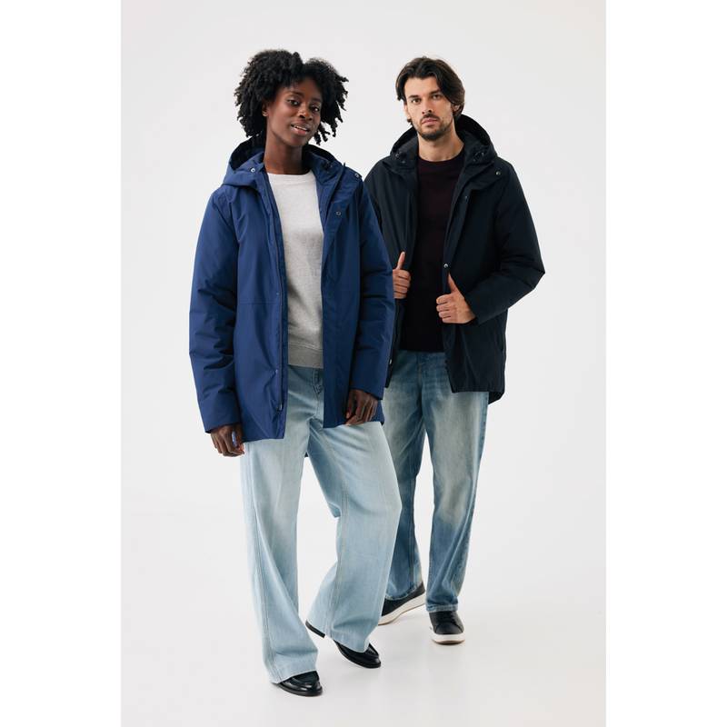 IQONIQ Thelon parka z recyklovaného polyesteru, čierna, 4XL IQONIQ Thelon parka z recyklovaného polyesteru, čierna, 4XL