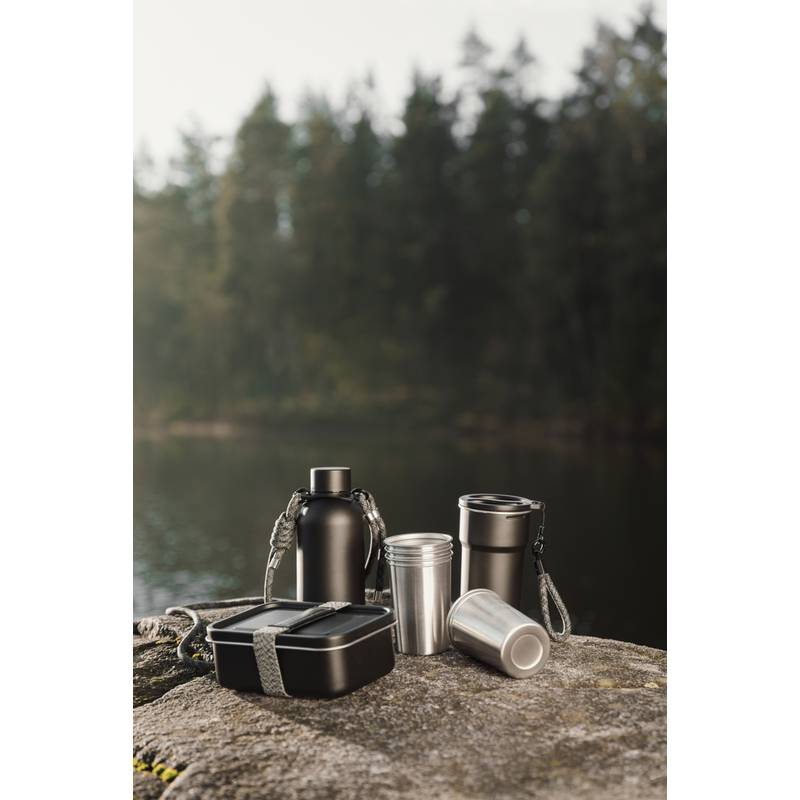 VINGA Parks RCS nerezová láhev 400 ml, černá VINGA Parks RCS nerezová láhev 400 ml, černá