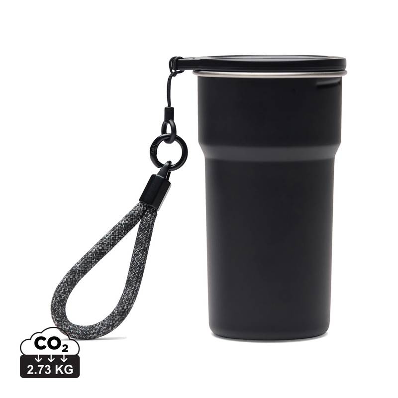 VINGA Parks RCS nerezové poháre, 4 ks, 250 ml, čierna VINGA Parks RCS nerezové poháre, 4 ks, 250 ml, čierna