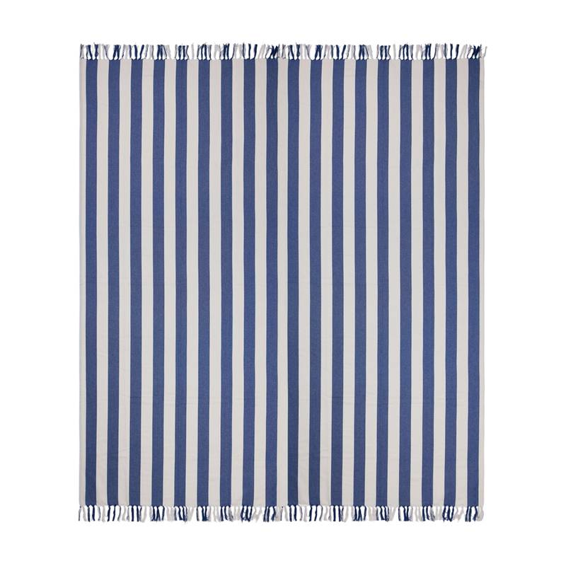 VINGA Ornos GRS hammam rodinná osuška, modrá - biela VINGA Ornos GRS hammam rodinná osuška, modrá - biela