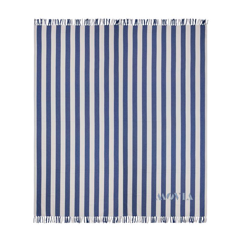 VINGA Ornos GRS hammam rodinná osuška, modrá - biela VINGA Ornos GRS hammam rodinná osuška, modrá - biela