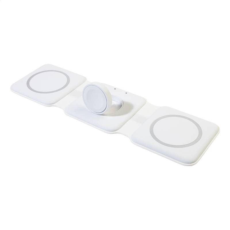 FolCharge 3v1 bezdrôtová nabíjačka RABS, biela FolCharge 3v1 bezdrôtová nabíjačka RABS, biela